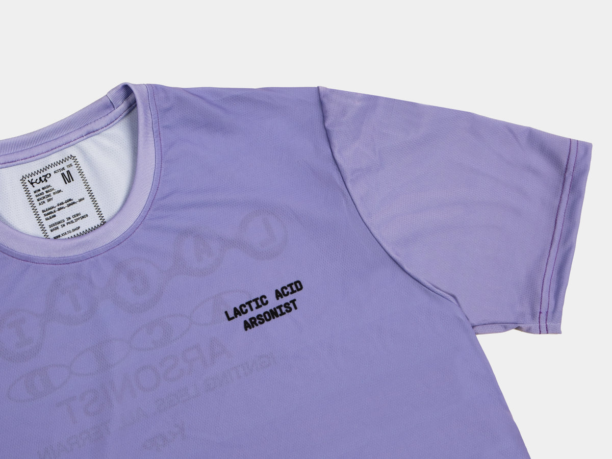 Arsonist Active Tee - Stone Lilac