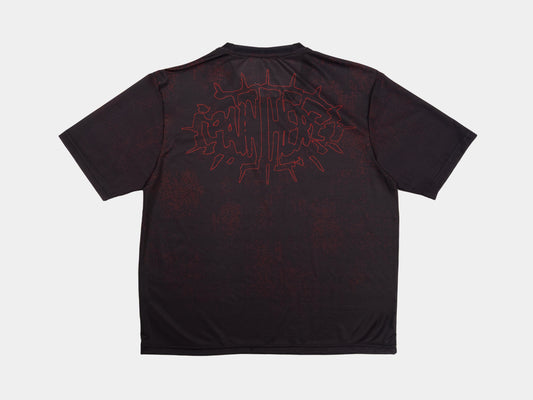 Pain Here Active Tee - Crimson Void
