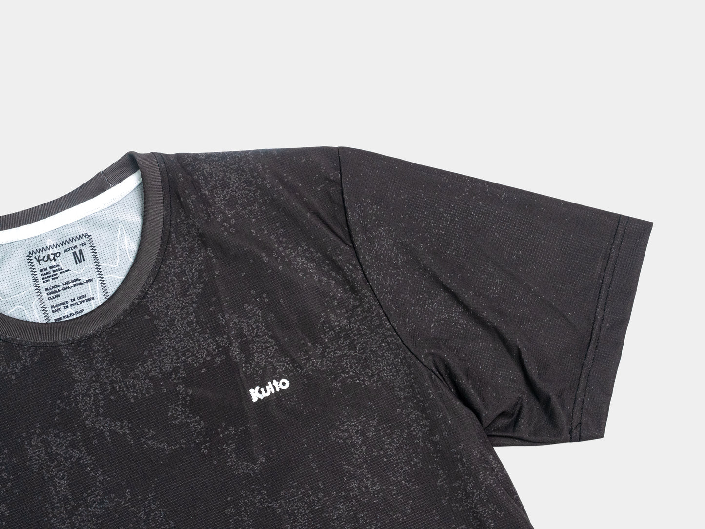 Pain Here Active Tee V2 - Black