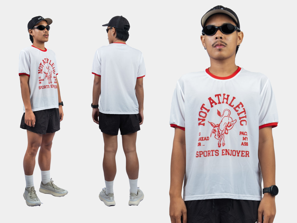 Not Athletic Active Tee - Red Ringer