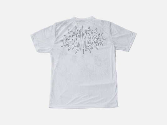 Pain Here Active Tee - White