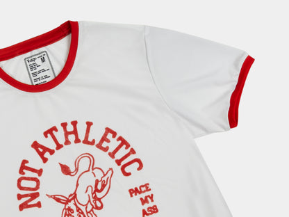 Not Athletic Active Tee - Red Ringer