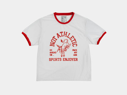 Not Athletic Active Tee - Red Ringer