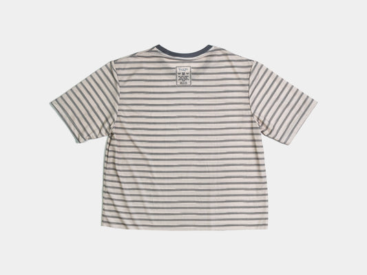 Stripes Active Tee Cropped - Light