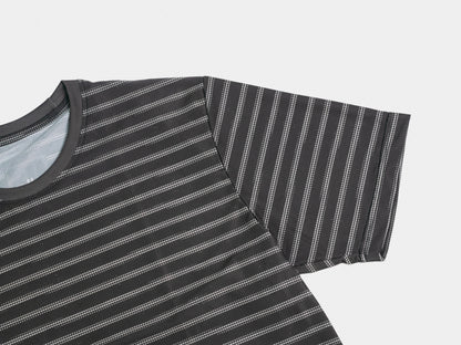 Stripes Active Tee - Dark