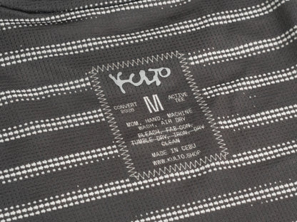 Stripes Active Tee - Dark