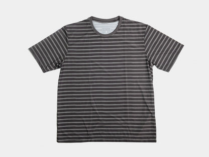 Stripes Active Tee - Dark